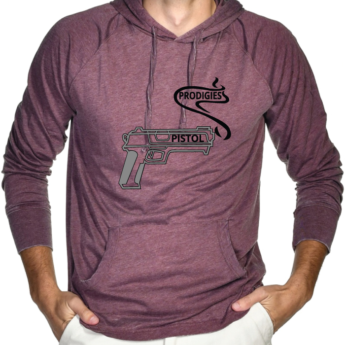 Pistol Prodigies Hoodie - Burgandy