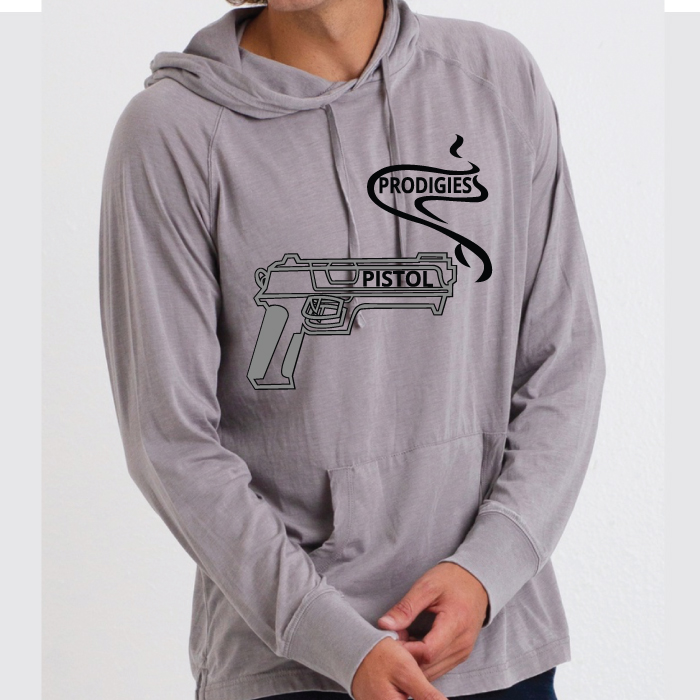 Pistol Prodigies Hoodie - Gray