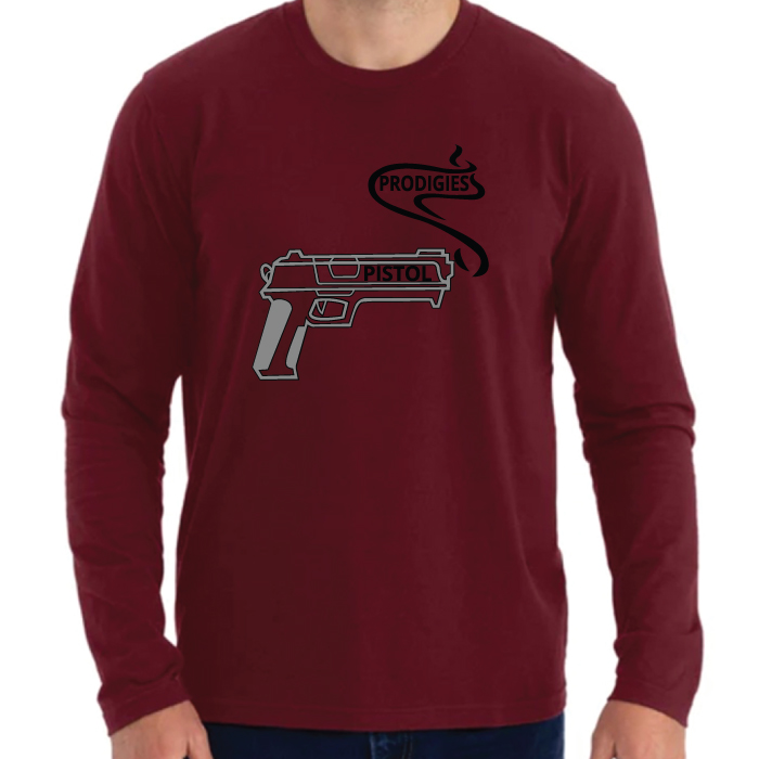 Pistol Prodigies Long Sleeve - Maroon