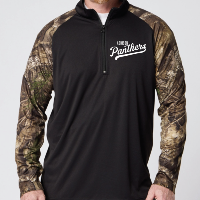 Panthers Camo Quarter Zip Jacket