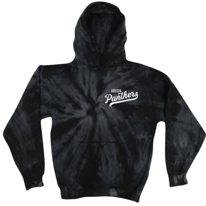 Panthers Youth Hoodie Tie Dye w/ white logo