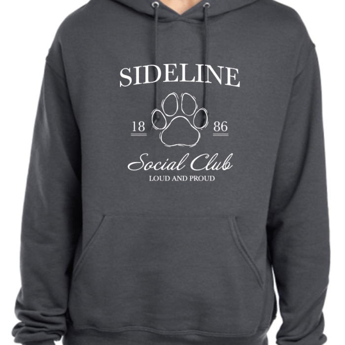 Panthers Hoodie -  Gray w/ Sideline logo