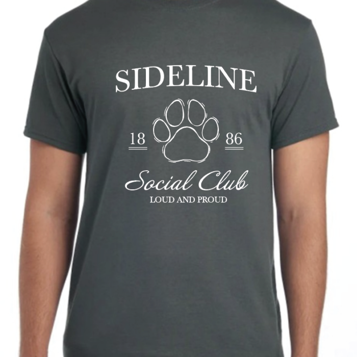 Panthers Tee - Charcoal Sideline Logo