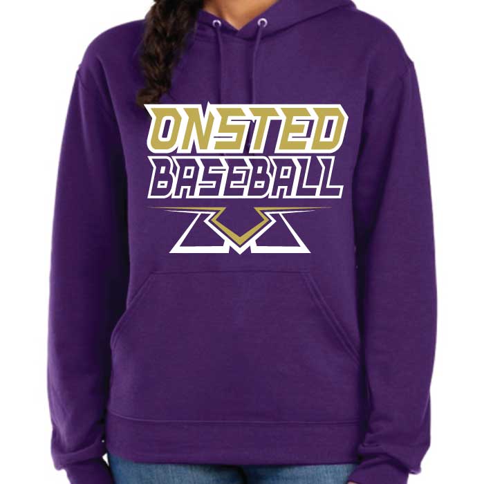 Onsted Baseball Hoodie - Purple