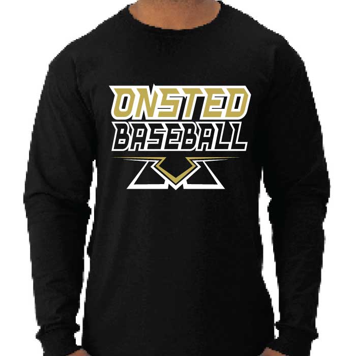 Onsted Baseball Longsleeve - Black