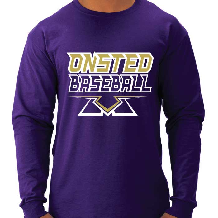 Onsted Baseball Longsleeve - Purple