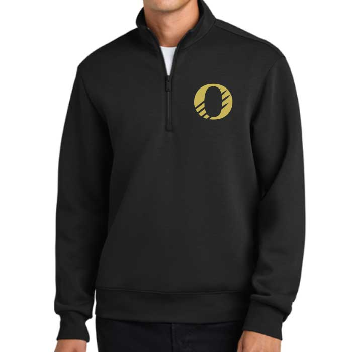 Onsted Quarter Zip Jacket - Black