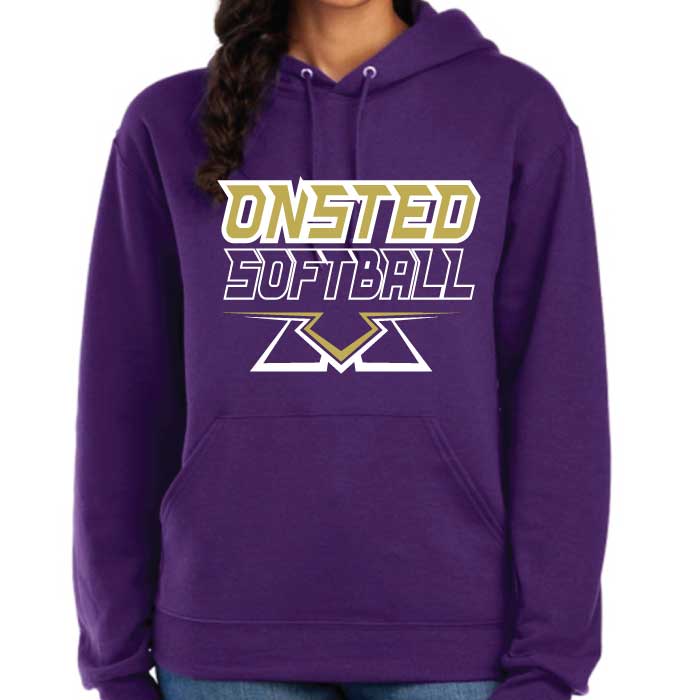 Onsted Softball Hoodie - Purple