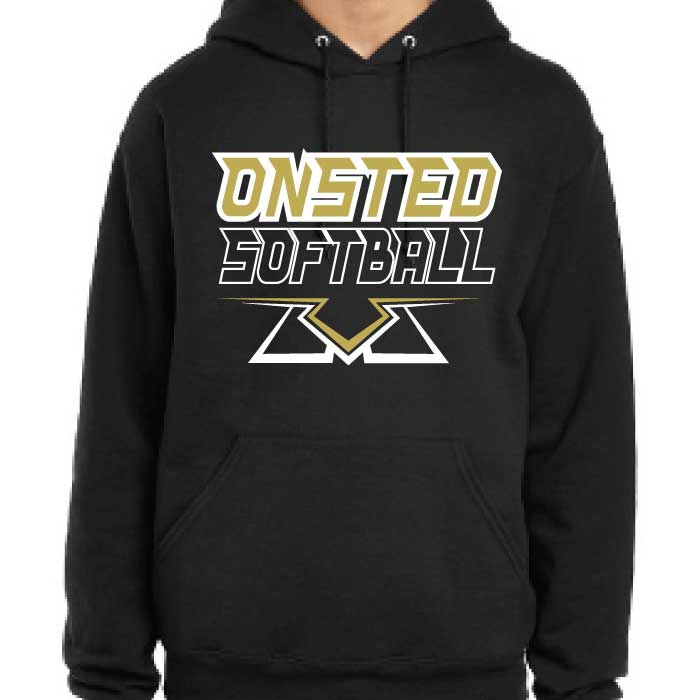 Onsted Softball Hoodie - Black