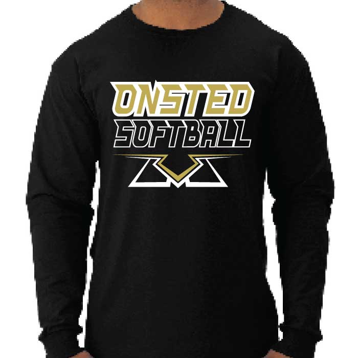 Onsted Softball Longsleeve - Black