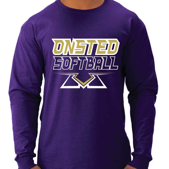 Onsted Softball Longsleeve - Purple